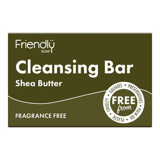 6 x Friendly Soap Shea Butter Cleansing Bar - 95g