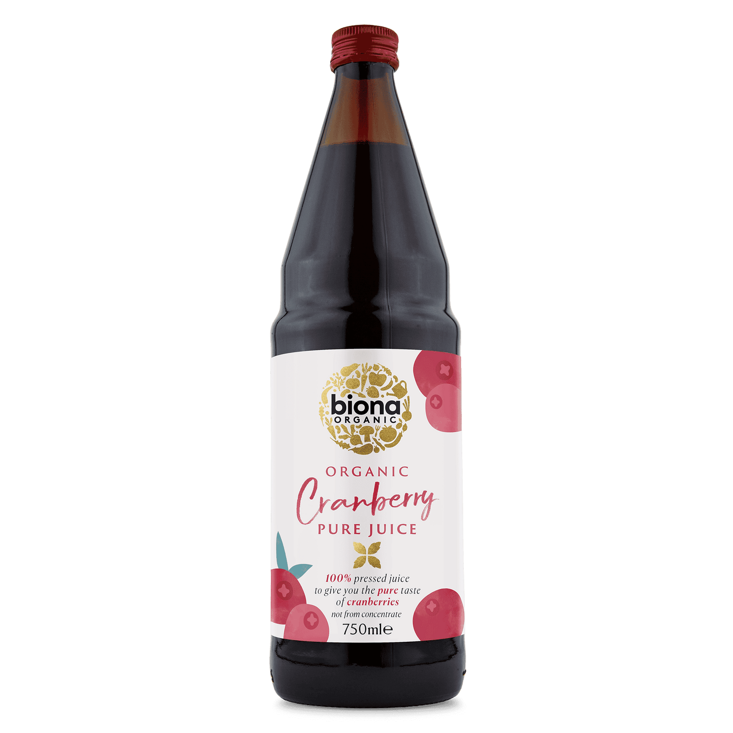 Biona Organic Cranberry Pure Pressed Juice - 750ml
