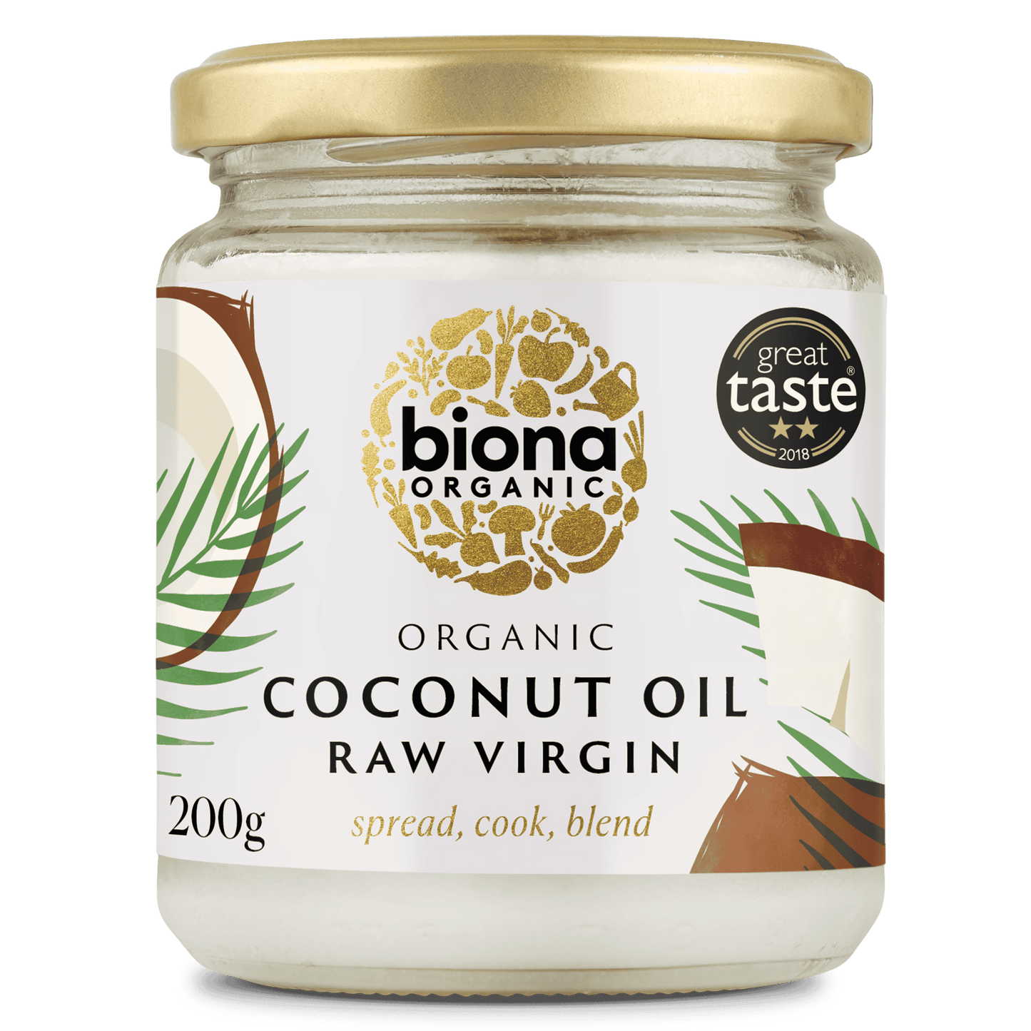 Biona Organic Raw Virgin Coconut Oil - 200g