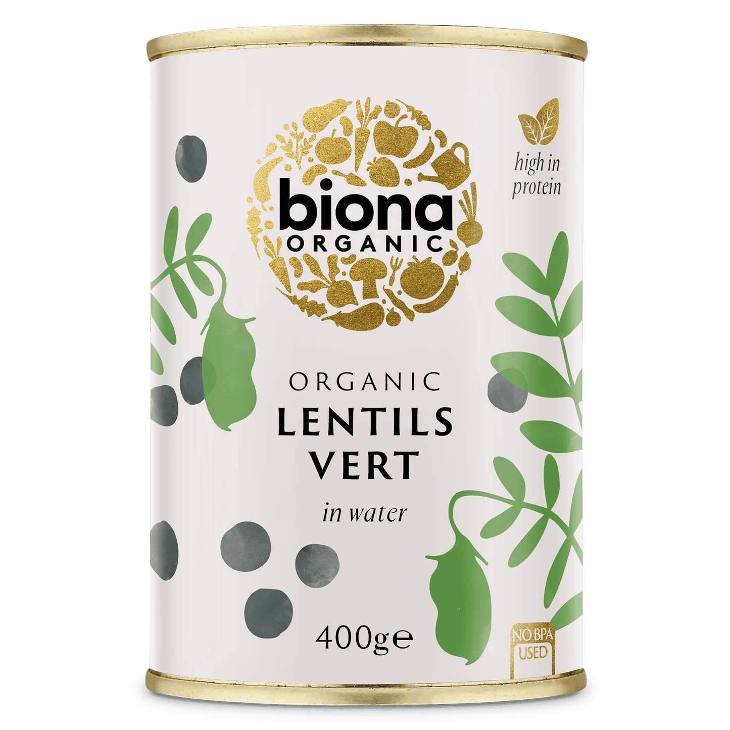 Biona Organic Lentils Vert - 400g
