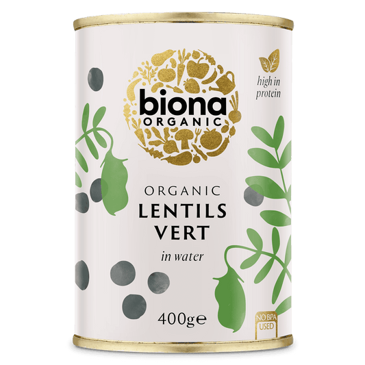 Biona Organic Lentils Vert - 400g
