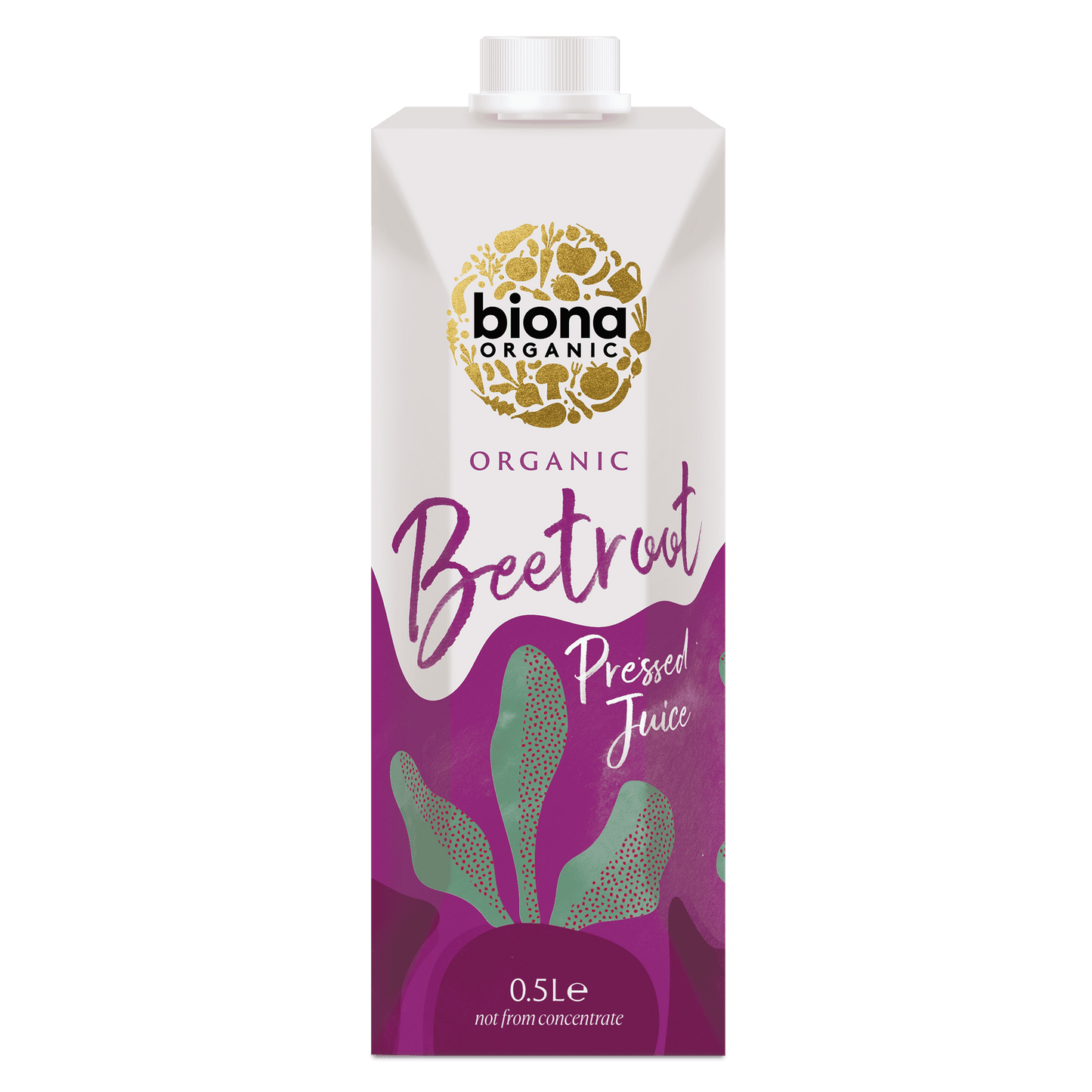 Biona Organic Beetroot Juice - Pressed - Tetra - 500ml