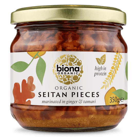 Biona Organic Seitan with Soya sauce & Ginger - 350g