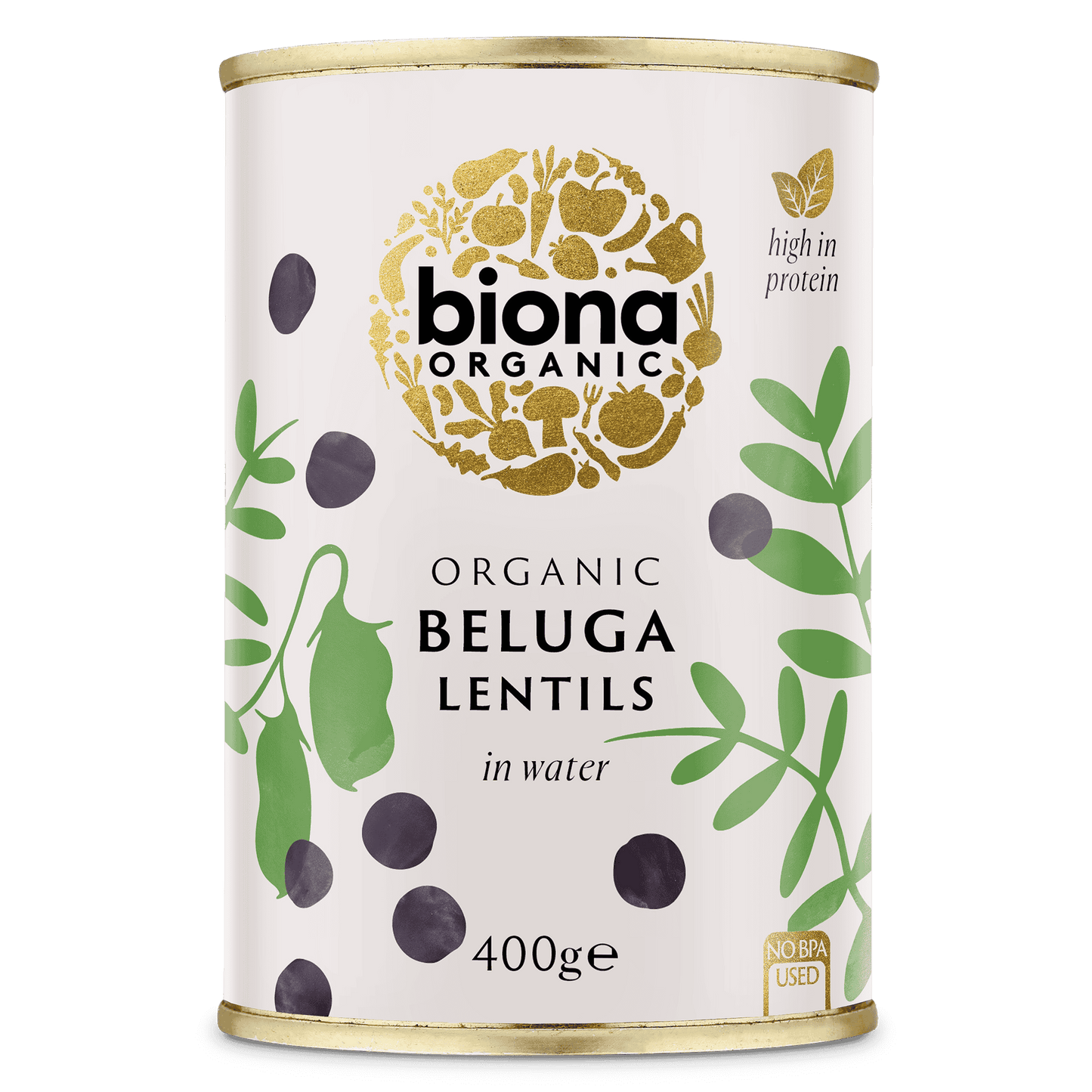 Biona Organic Beluga Lentils - 400g