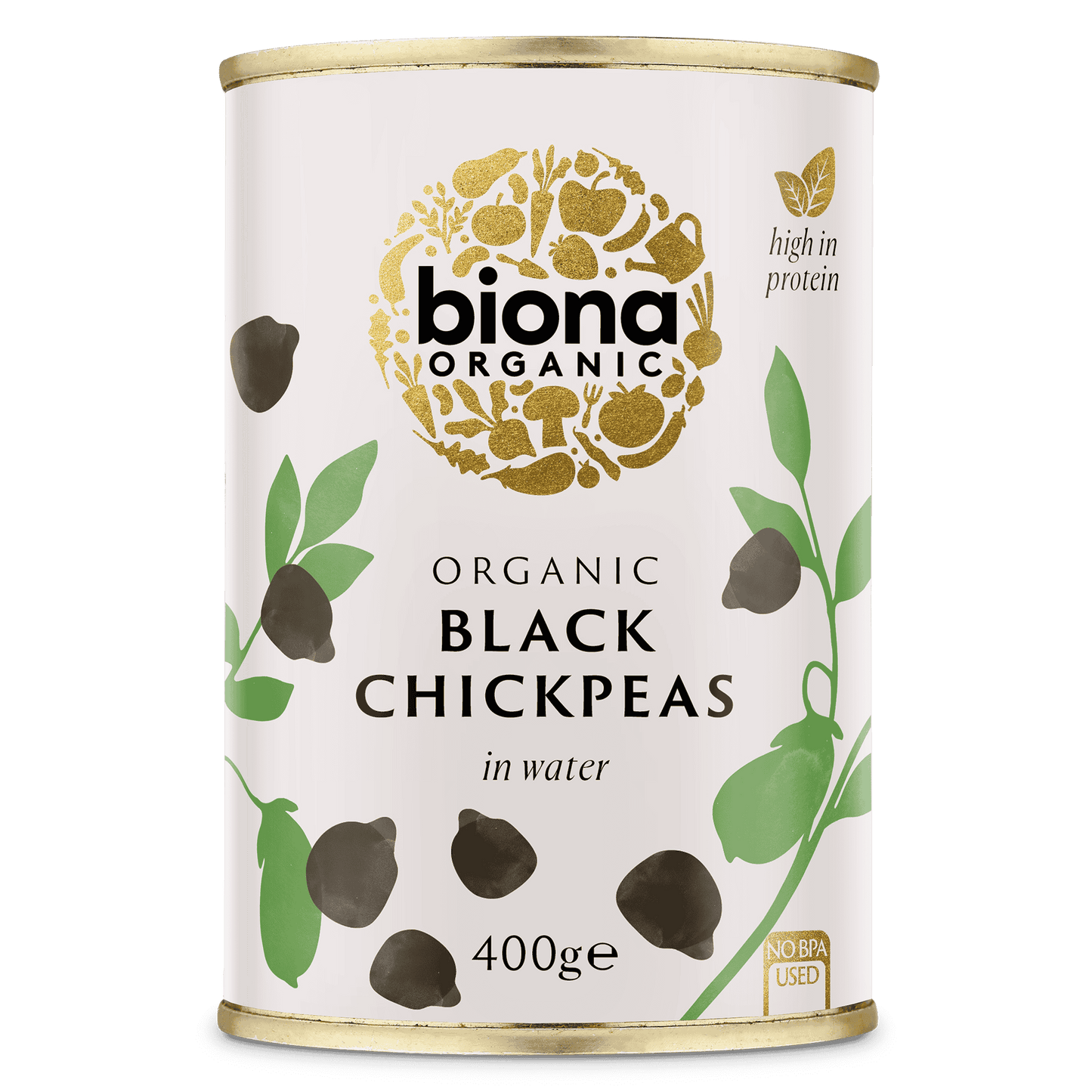Biona Organic Black Chick Peas - 400g