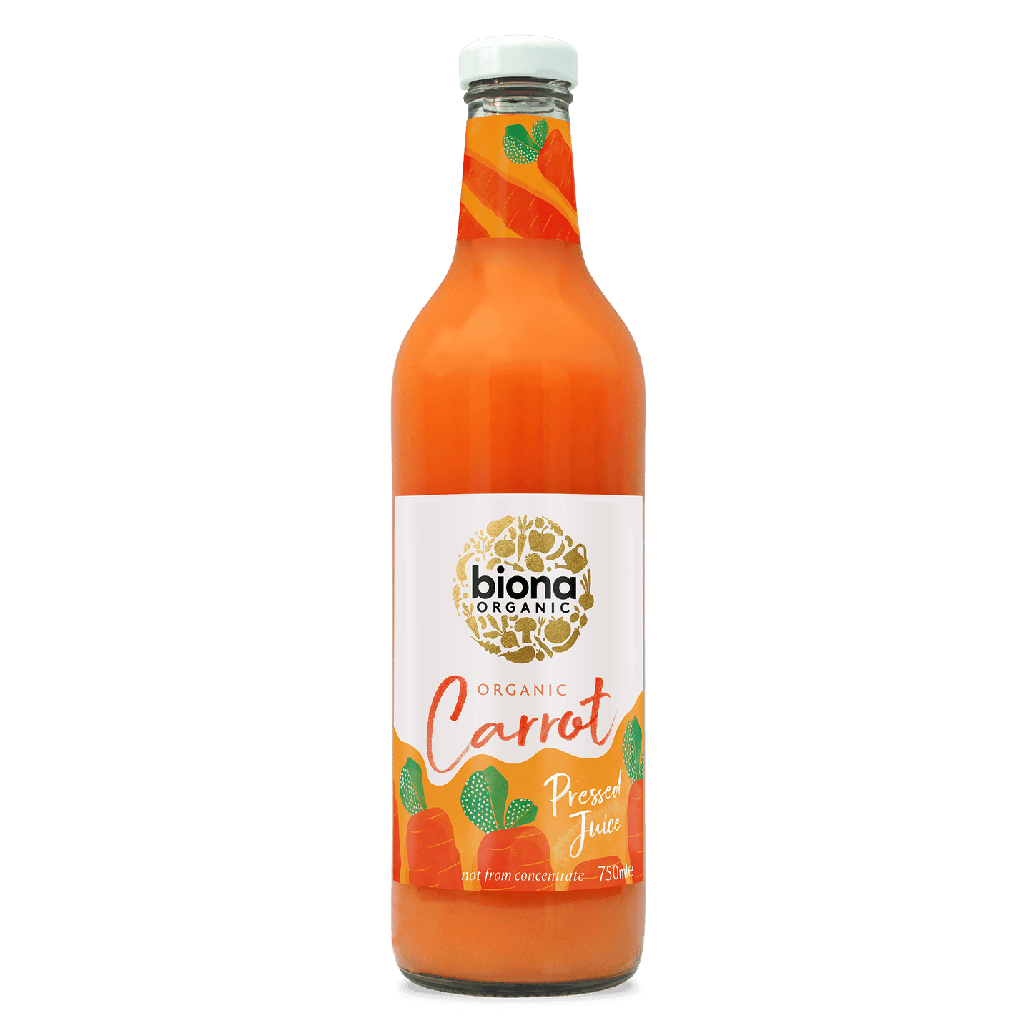 Biona Organic Carrot Juice -Pressed - 750ml