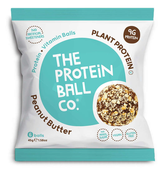 10 x The Protein Ball co Peanut Butter Pro + Vit Balls - 45g