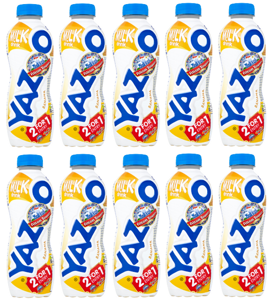 10 x Yazoo Milk Drink Banana 400Ml