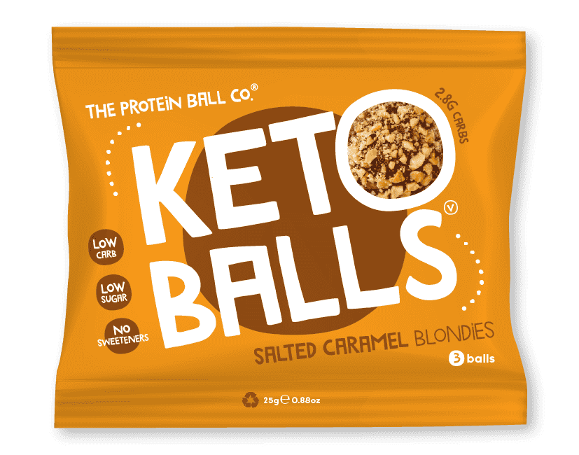 20 x The Protein Ball co Salt/Caramel Blondies Keto Ball - 25g