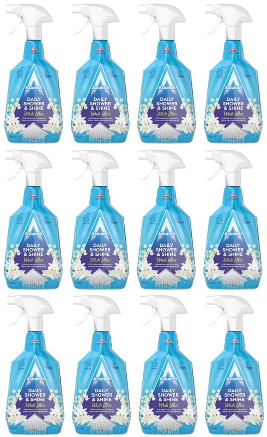 12 x Astonish Daily Shower Shine 750Ml