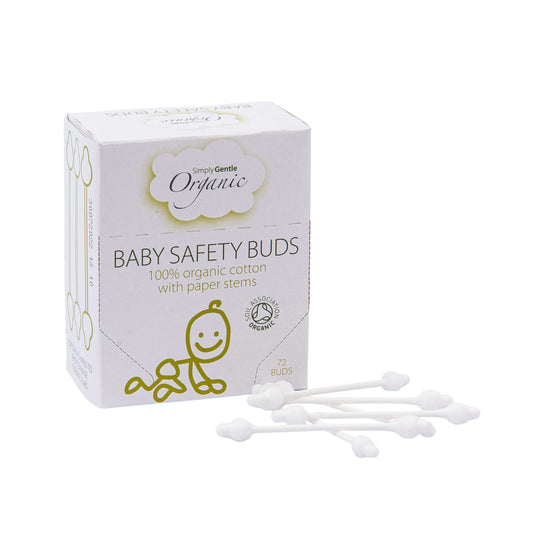 Simply Gentle Organic Safety Buds - 72pc