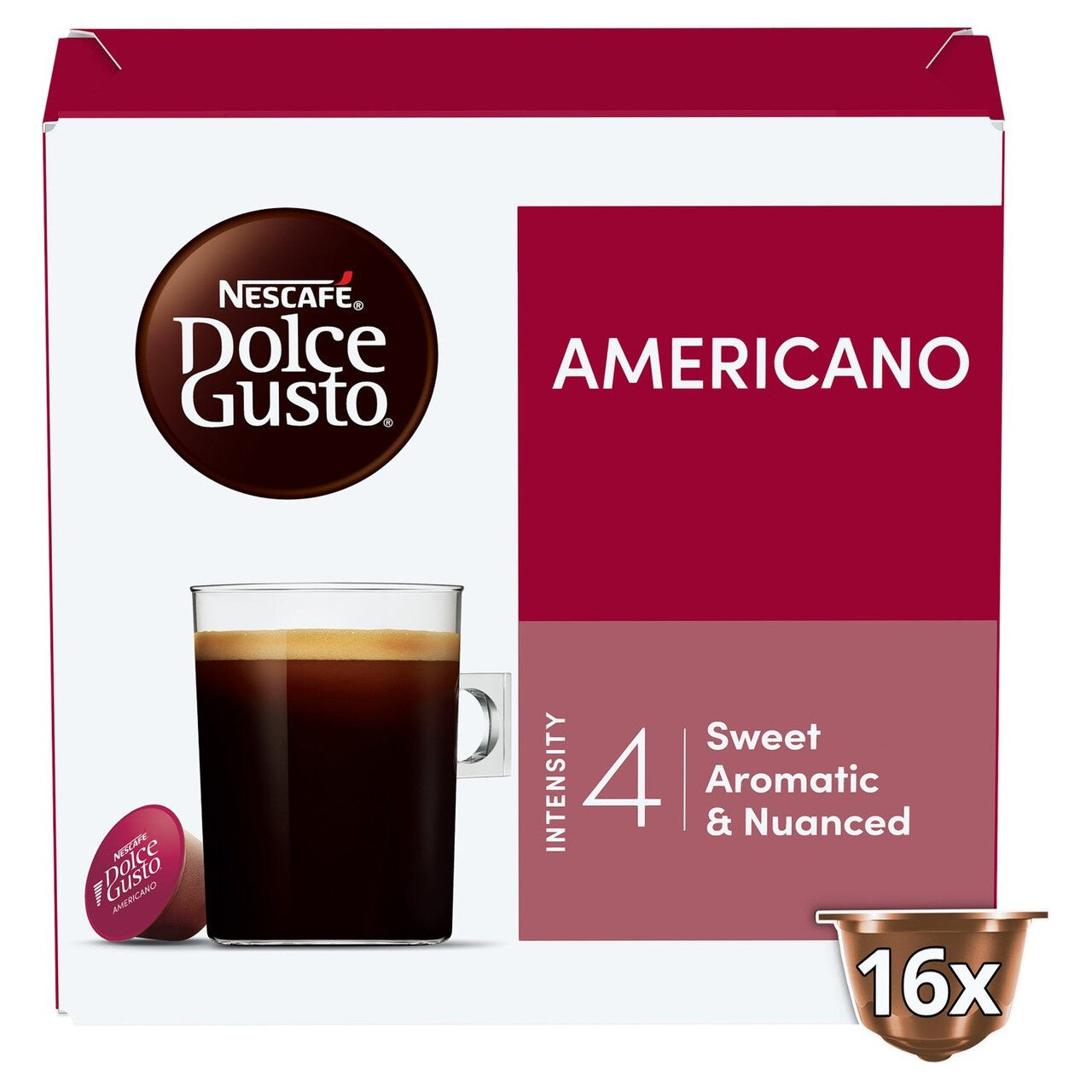 3 x Dolce Gusto Americano 16 X 8.5G (136G)