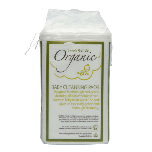 Simply Gentle Cotton rect  org Baby Pads - 60pc
