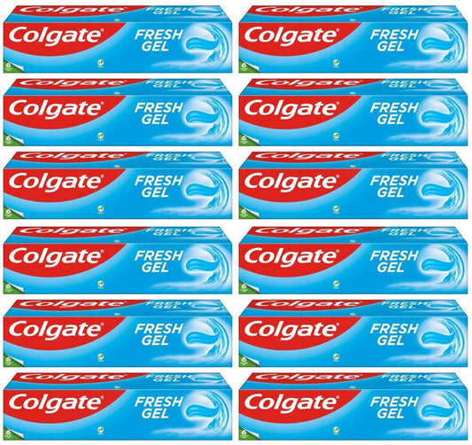12 x Colgate Fresh Gel Toothpaste 75Ml