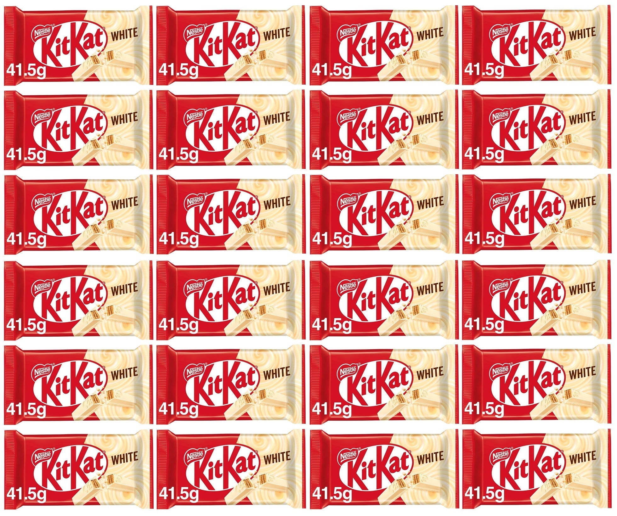 24 x Kitkat White Chocolate Bar 41.5G