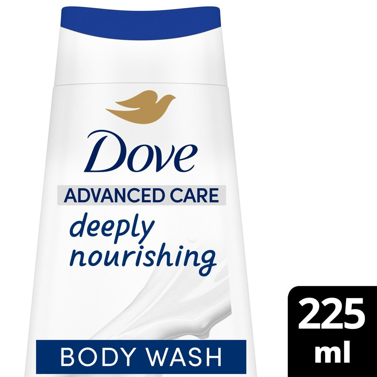 6 x Dove Advanced Care Body Wash Deeply Nourishing 225 Ml