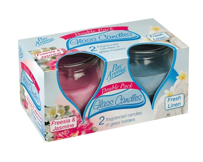 12 x Pan Aroma Candle Freesia & Jasmine 2 Pack