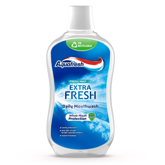 8 x Aquafresh Mouthwash - 500ML