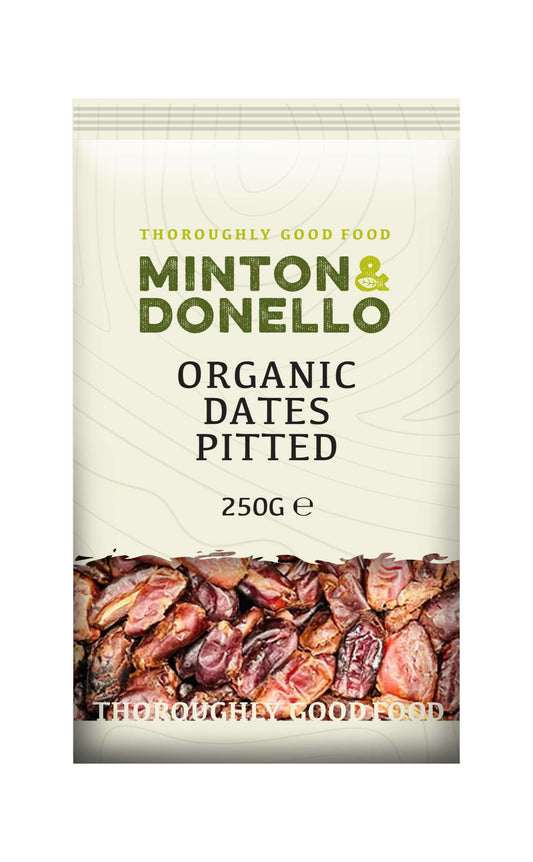 6 x Minton & Donello Organic Dates Pitted - 250g