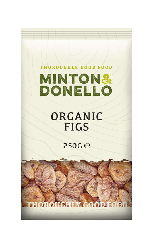6 x Minton & Donello Organic Figs - 250g