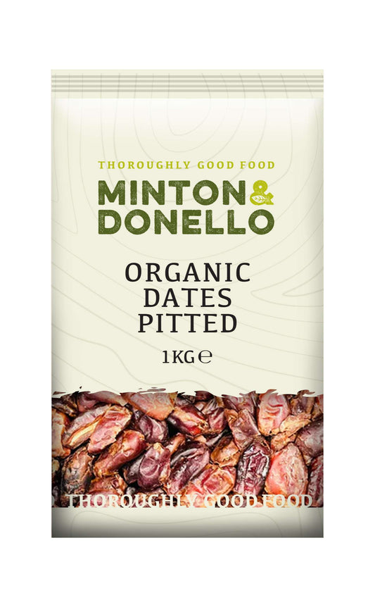6 x Minton & Donello Organic Pitted Dates - 1000g