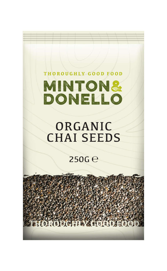 6 x Minton & Donello Org Chia Seeds - 250g