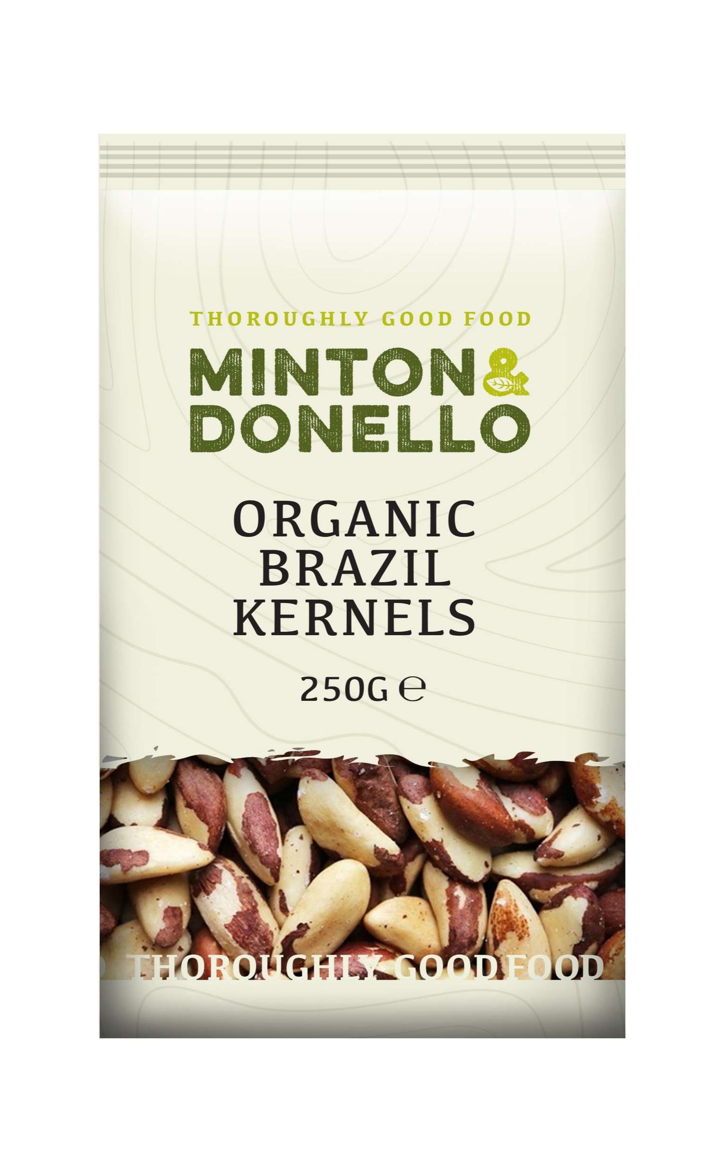 6 x Minton & Donello Organic Brazil Kernels - 250g