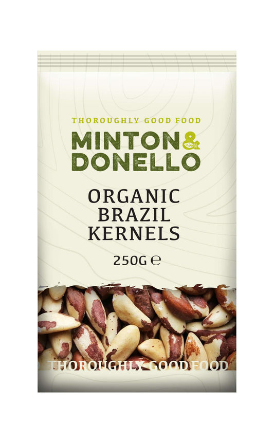 6 x Minton & Donello Organic Brazil Kernels - 250g