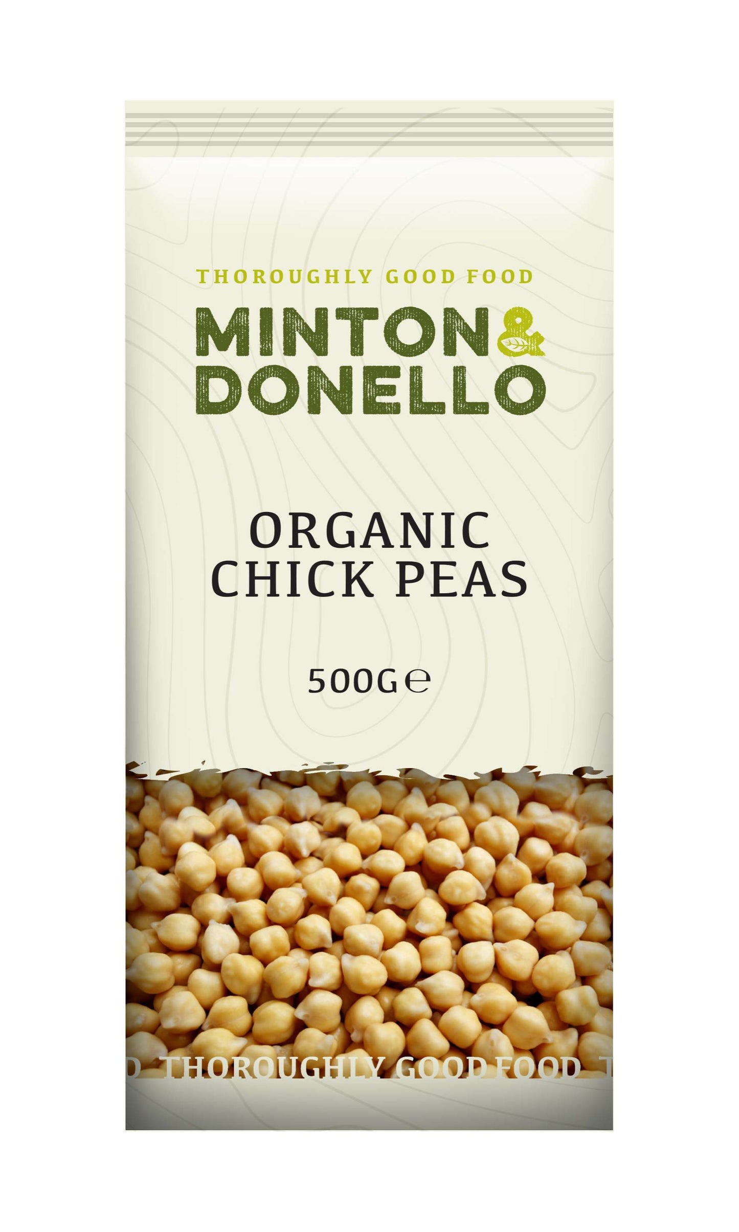 6 x Minton & Donello Organic Chickpeas - 500g
