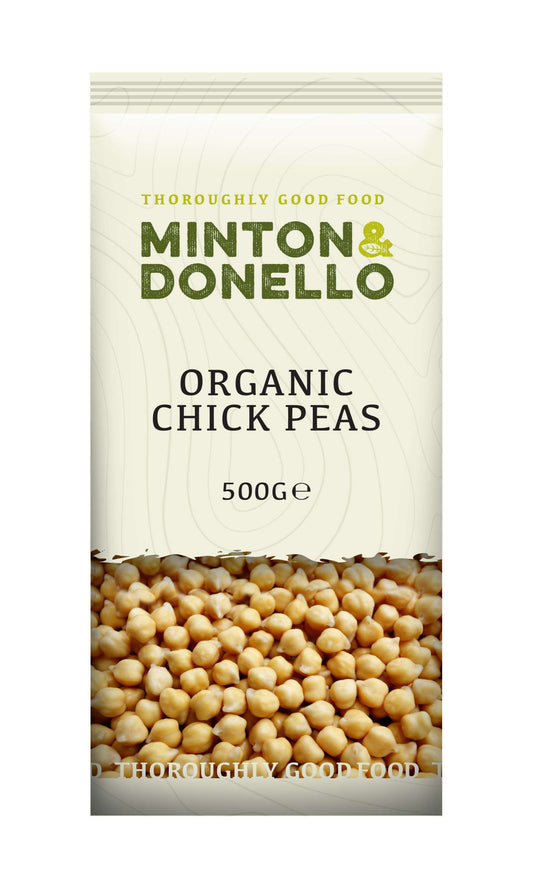 6 x Minton & Donello Organic Chickpeas - 500g