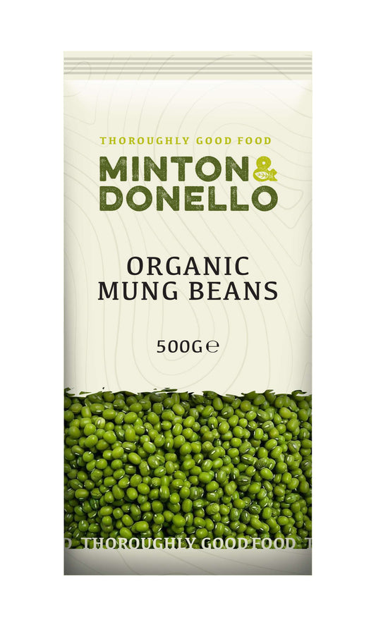 6 x Minton & Donello Organic Mung Beans - 500g