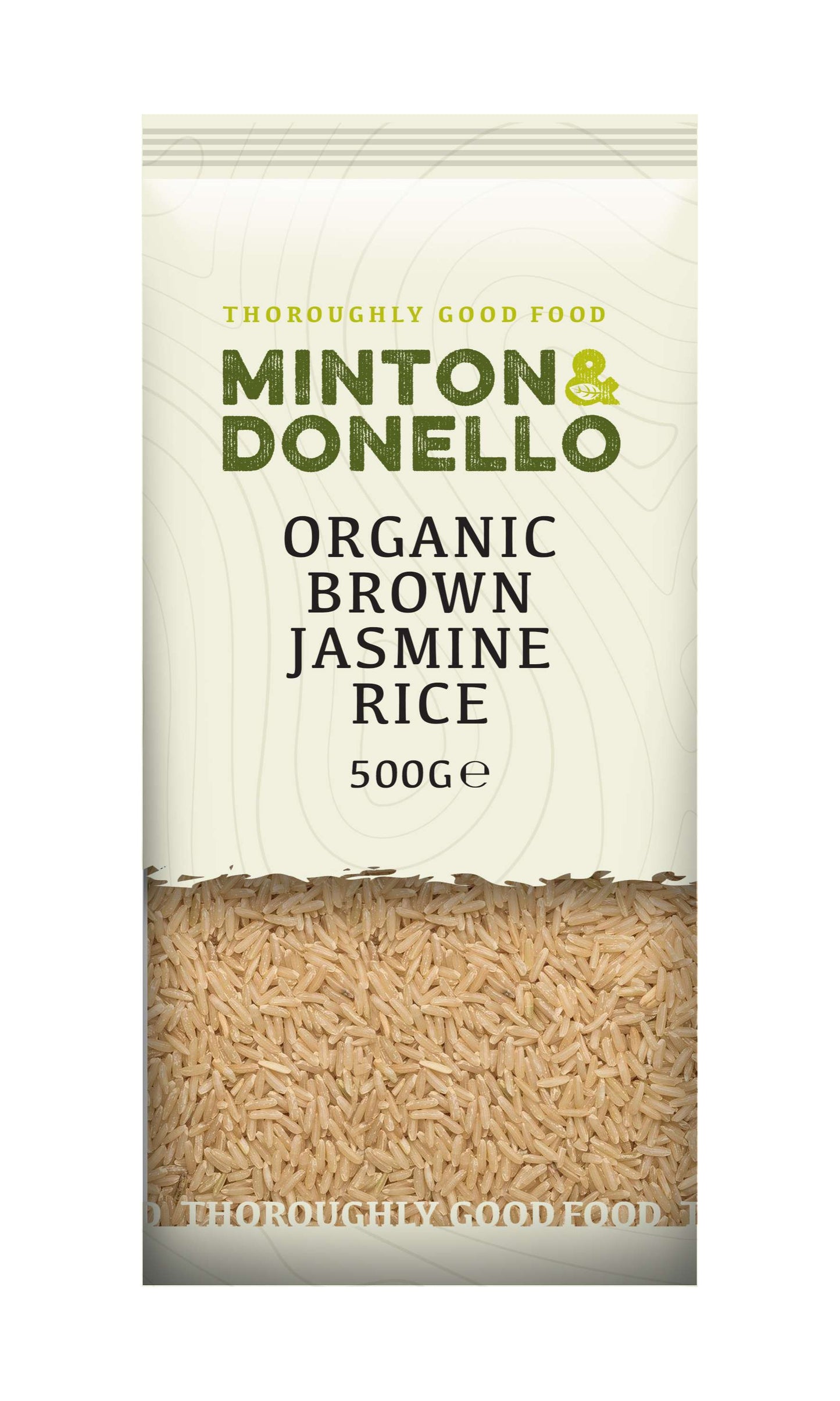 6 x Minton & Donello Organic Brown Basmati Rice - 500g
