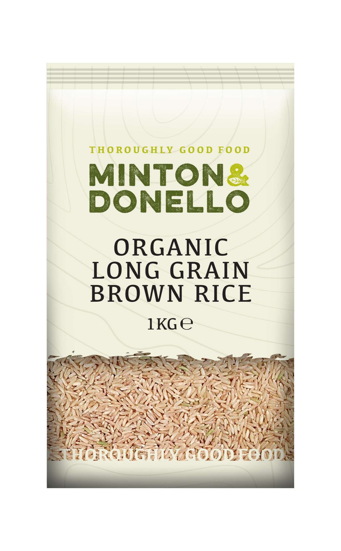 6 x Minton & Donello Organic Long Grain Brown Rice - 1000g