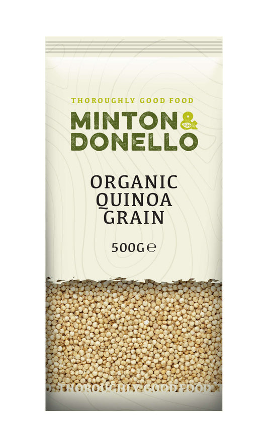6 x Minton & Donello Organic Quinoa Grain - 500g