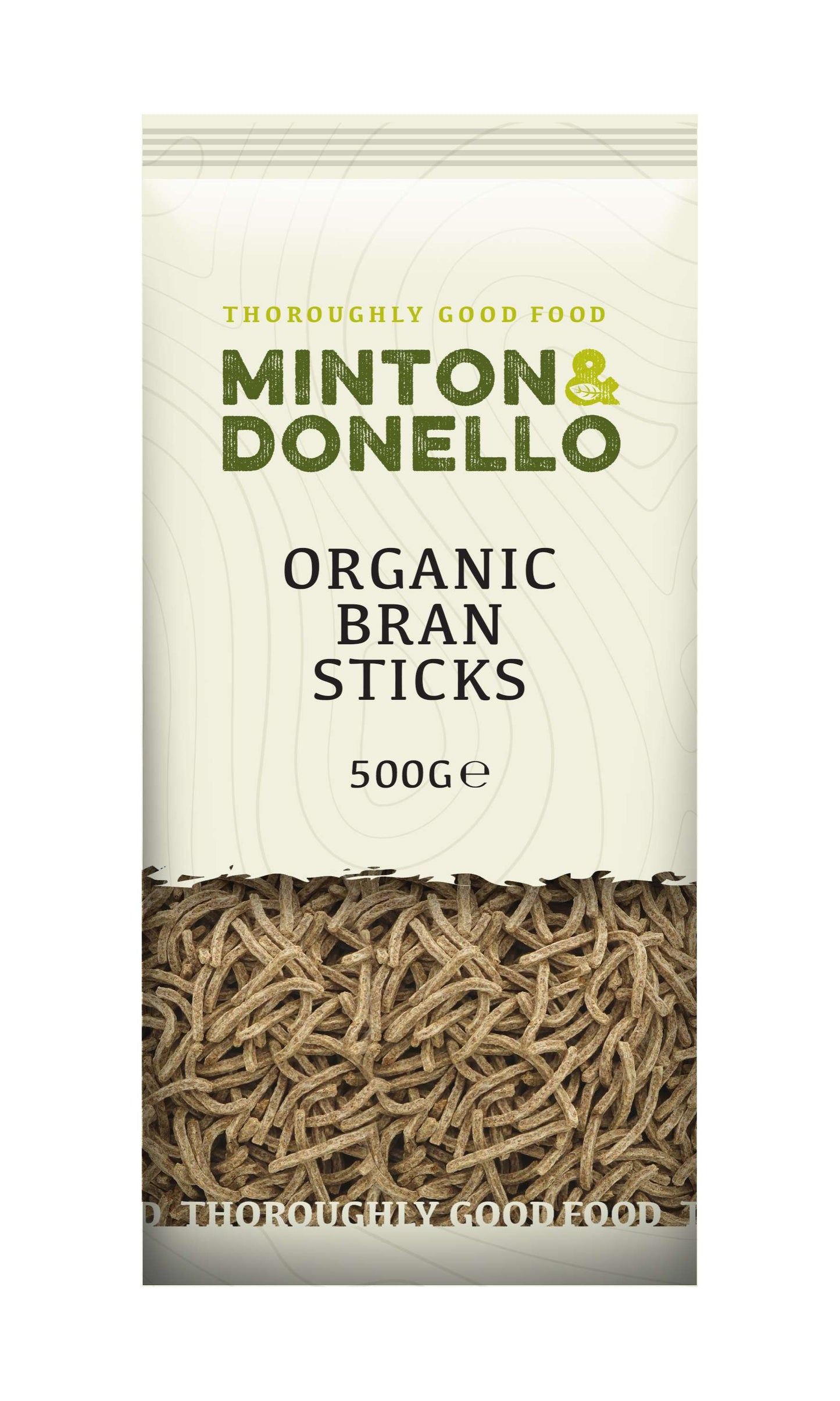 6 x Minton & Donello Organic Bran Sticks - 500g