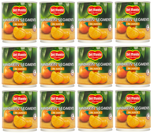 12 x Del Monte - Mandarins In Juice 300Gr