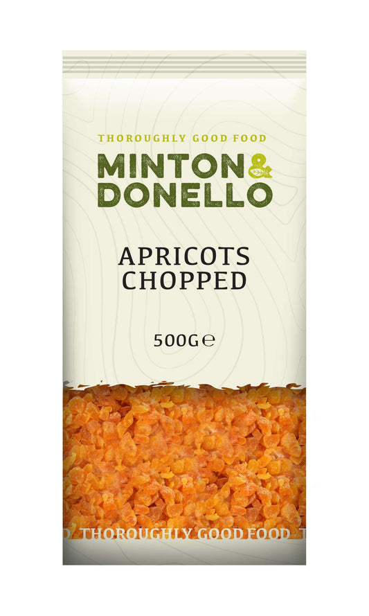 6 x Minton & Donello Apricots Chopped - 500g