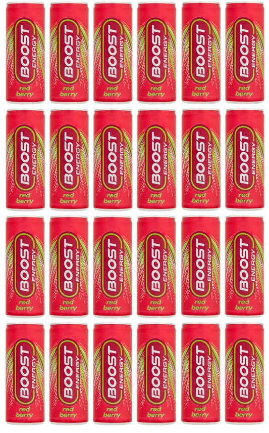 24 X Boost Can Red Berry 250Ml