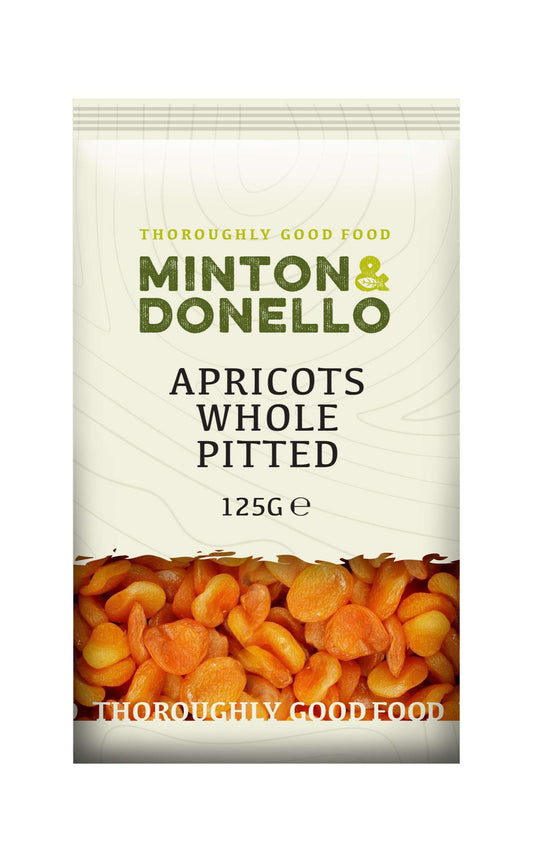 6 x Minton & Donello Apricots Whole Pitted - 125g