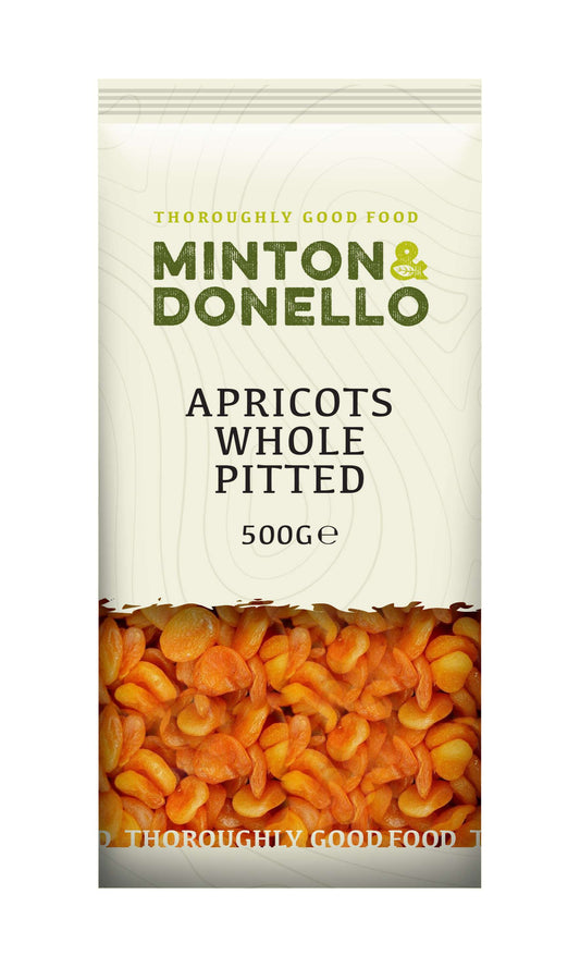 6 x Minton & Donello Apricots Whole Pitted - 500g