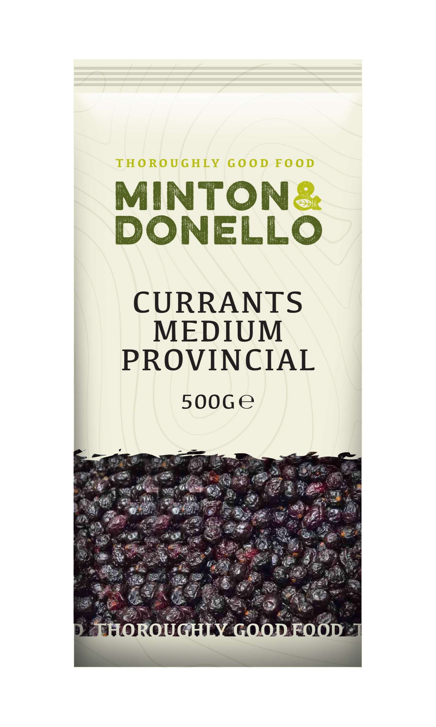 6 x Minton & Donello Currants Medium Provincial - 500g