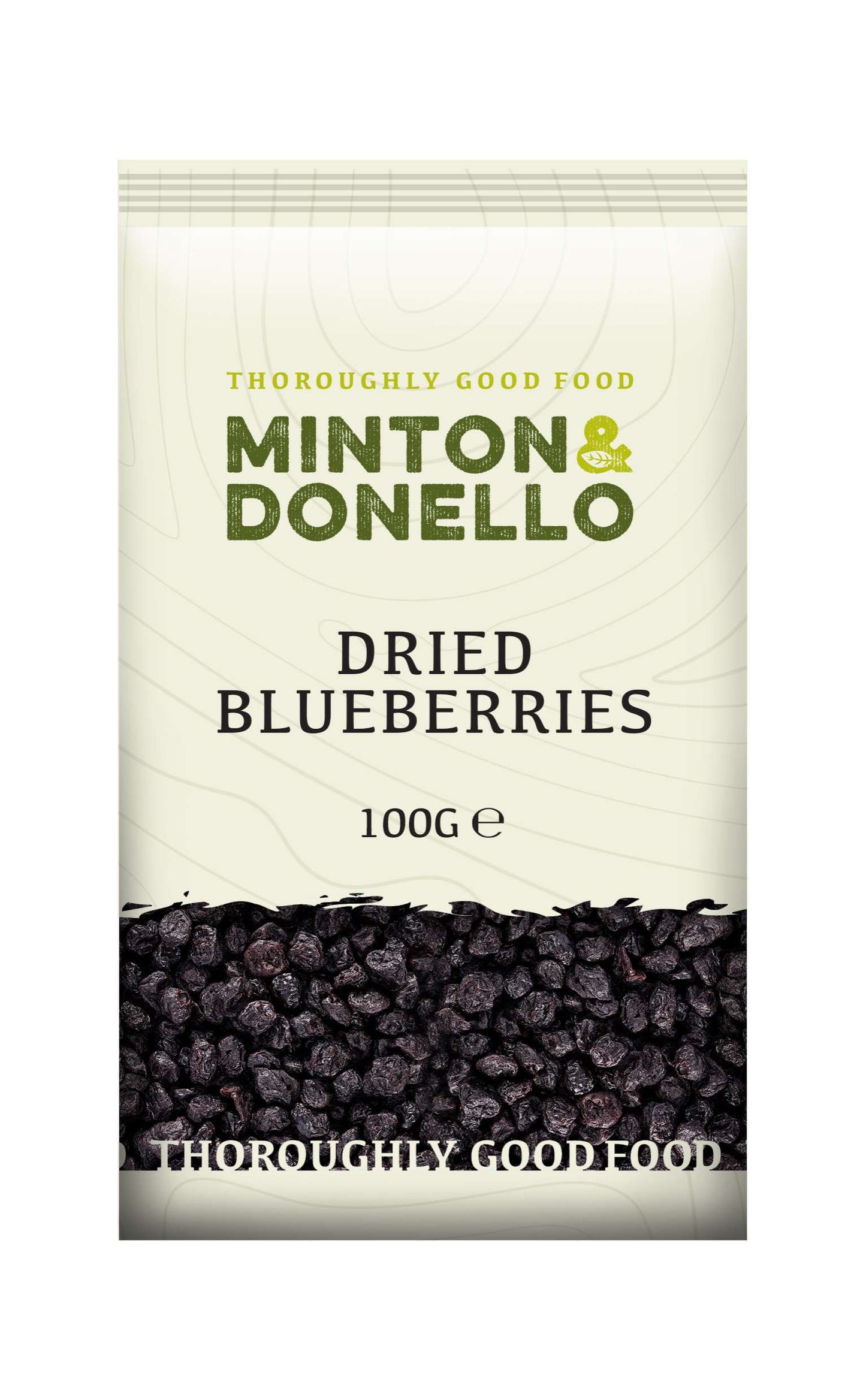6 x Minton & Donello Dried Blueberries - 100g