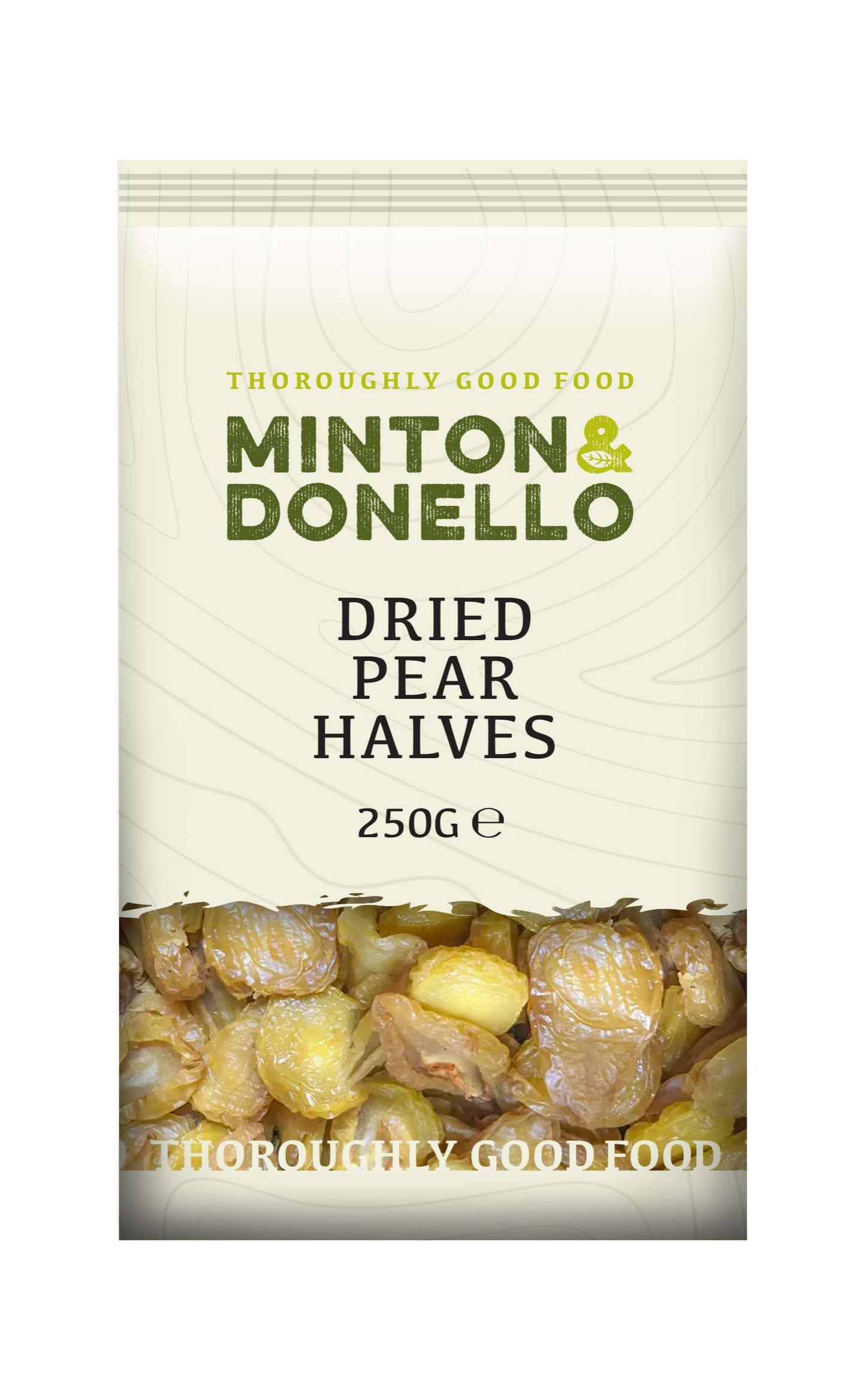 6 x Minton & Donello Dried Pear Halves - 250g