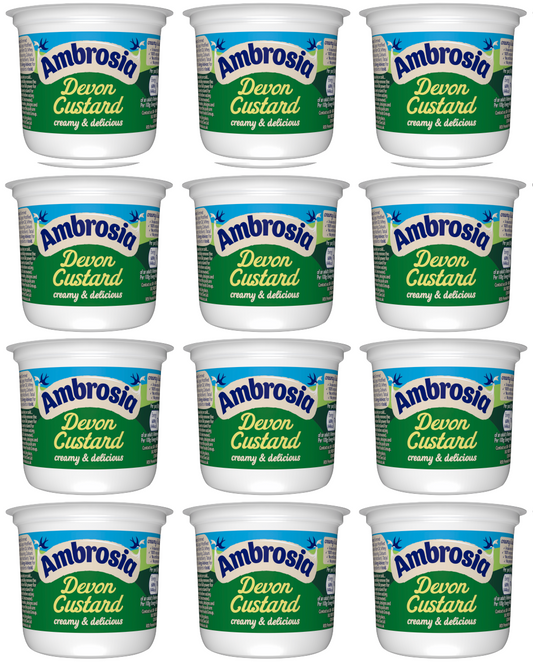 12 x Ambrosia Custard Original Pot 150G