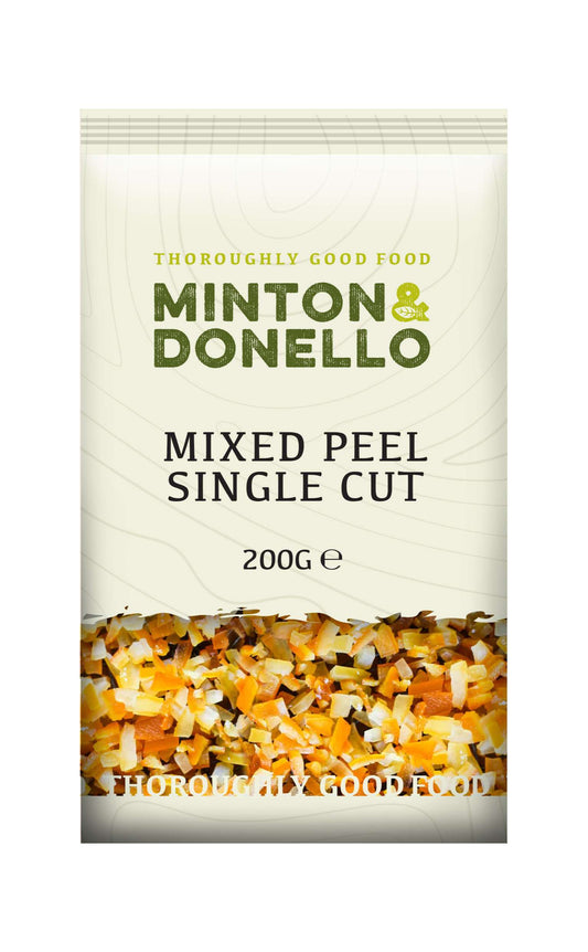 6 x Minton & Donello Mixed Peel Single Cut - 200g