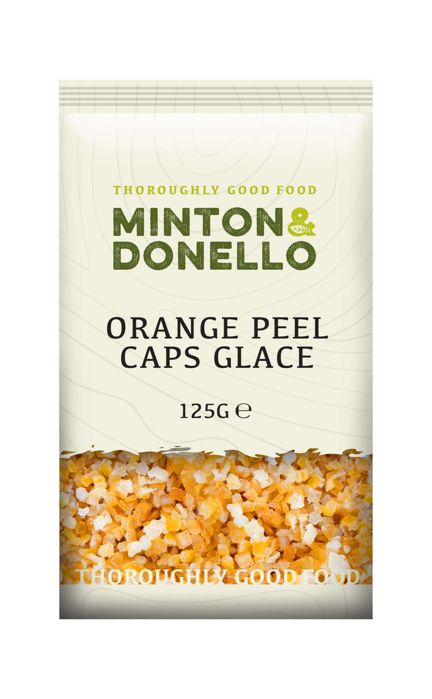 6 x Minton & Donello Orange Peel Caps Glace - 125g