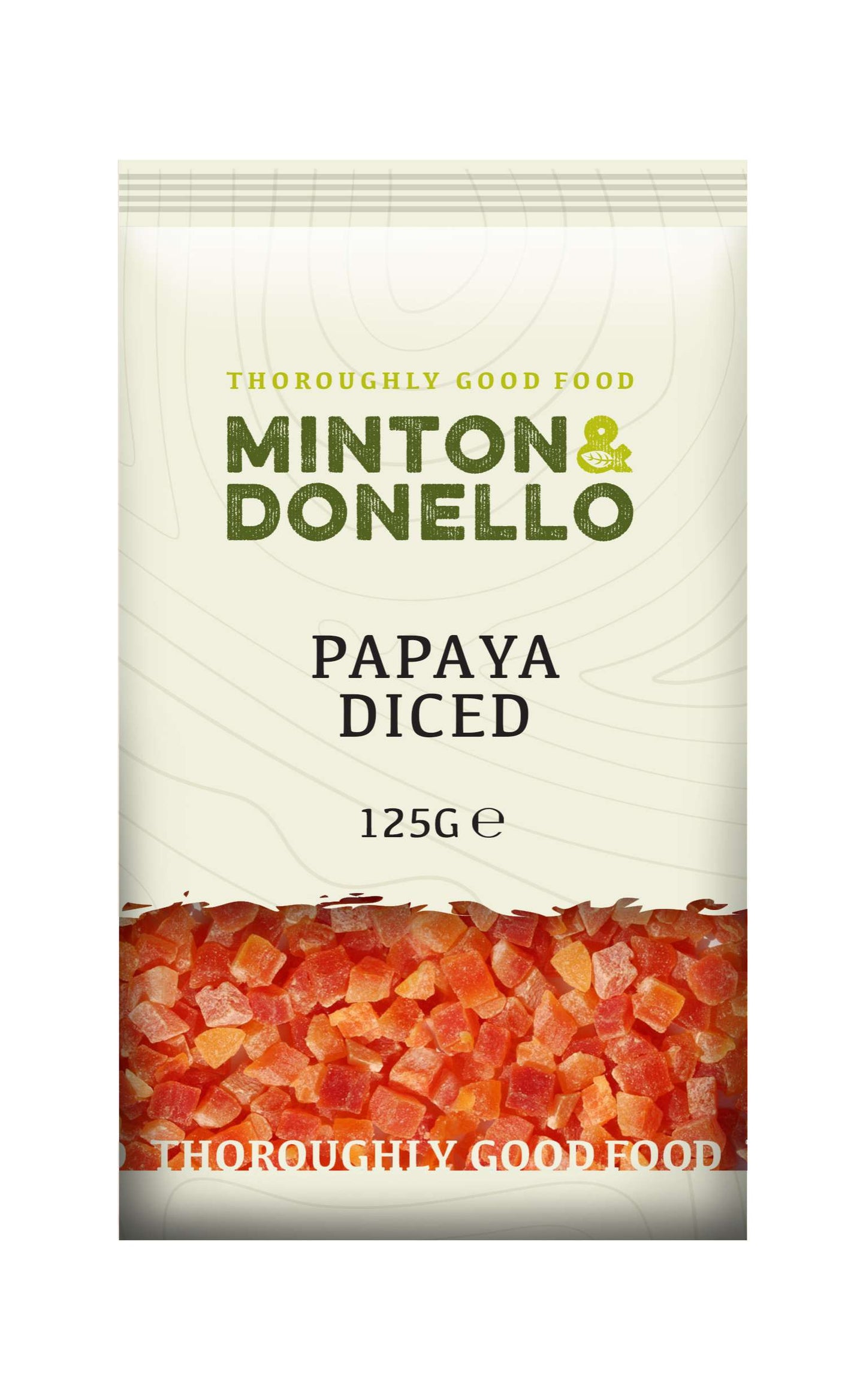 6 x Minton & Donello Papaya Diced - 125g