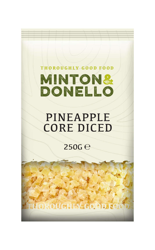 6 x Minton & Donello Pineapple Core Diced - 250g