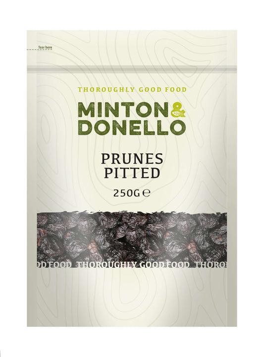6 x Minton & Donello Prunes Pitted - 250g