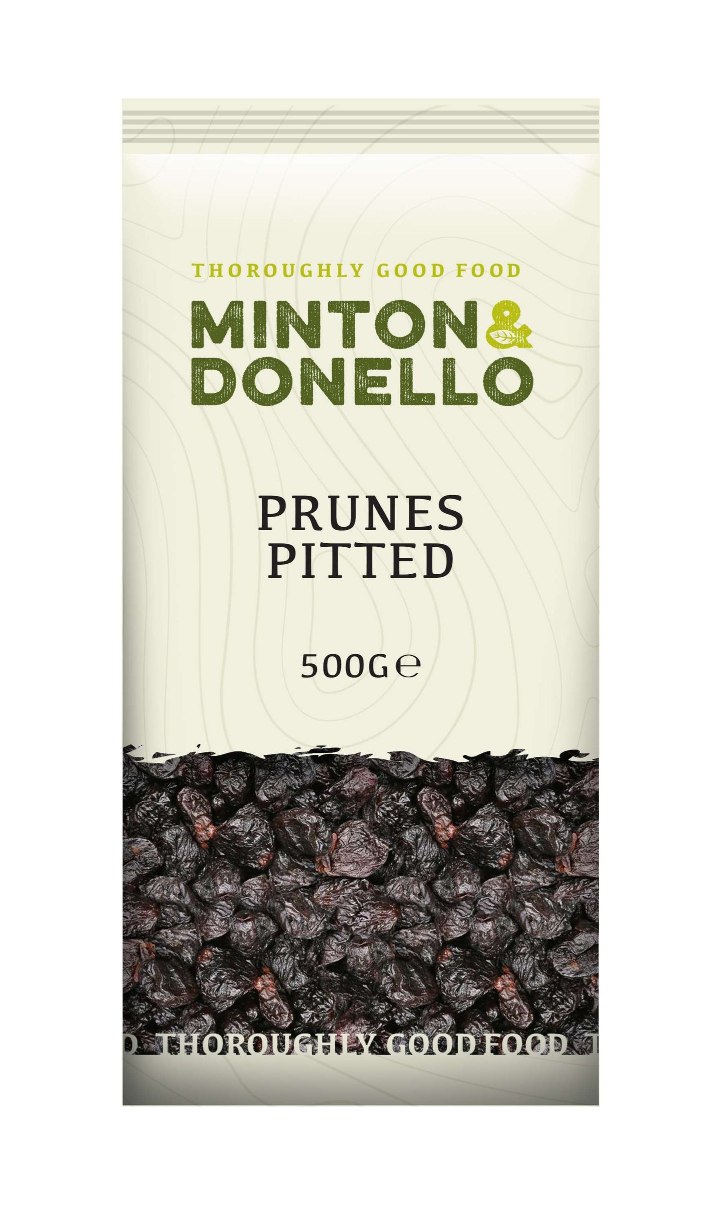 6 x Minton & Donello Prunes Pitted - 500g